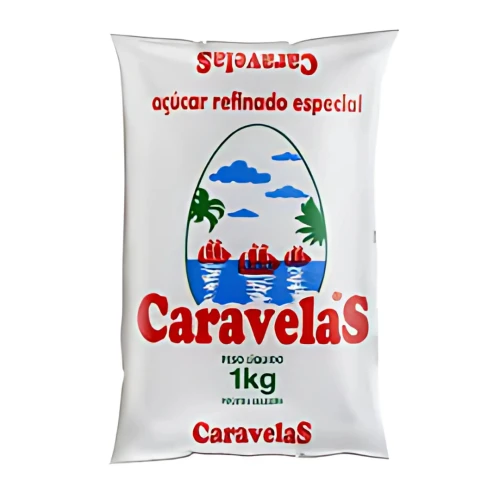  Açucar Refinado Caravelas 1Kg 