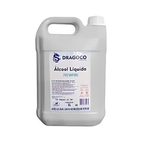 Álcool Líquido 70% INPM 5 Litros - Dragoco