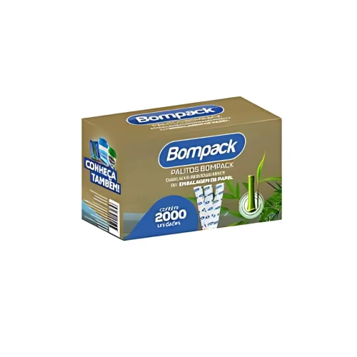 Sachet Palito de Bambu - Bompack (2000 Unidades)